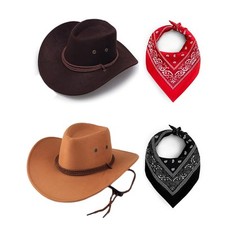 Cowboy Hat with Bandana Wild