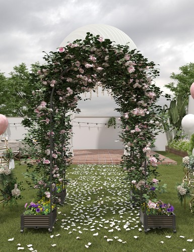 Garden arch with - garden,