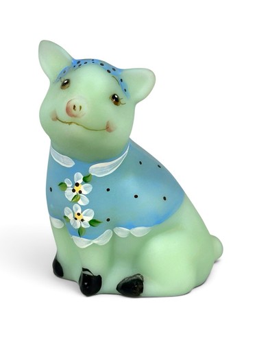 Fenton sea green satin pig - sea,