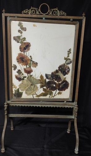Vintage brass fire - vintage, screen