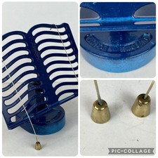 Victor England Book Stand Blue Cast Iron Base Cook Recipe Holder