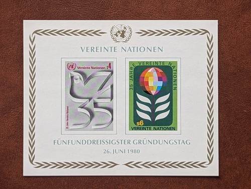United nations 1980 mnh 35th - 1980,