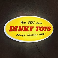 DINKY TOYS LED LIGHT  BOX GARAGE WALL SIGN DIECAST CAR KIDS ROOM MATCHBOX