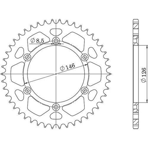 Steel crown step 520 - -, z