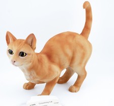 © Wade North Light c1992 Orange Crouching Cat Figurine c1005