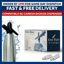 Pro Fizz 8g CO2 Cartridges Non-Threaded ADD Soda Siphon CO2 Syphon Gas Bulbs