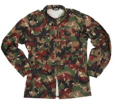 Swiss army surplus M83 field jacket in Alpenflage camo
