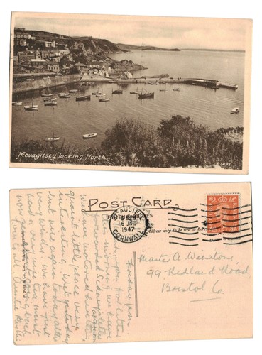 Vintage postcard mevagissey - -,