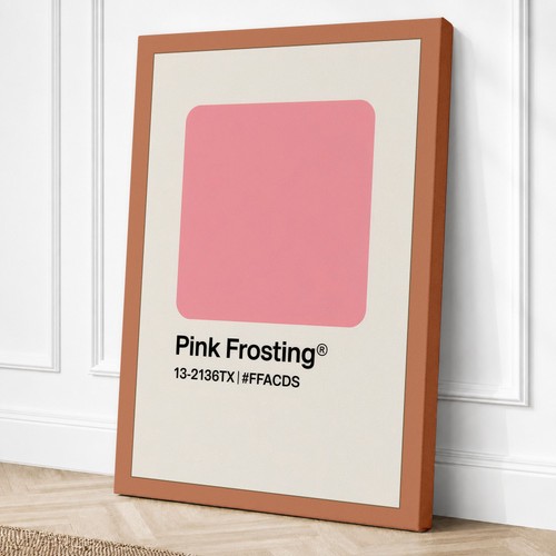Pink frosting swatch - frosting,