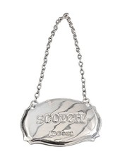 Sterling Silver Decanter Label