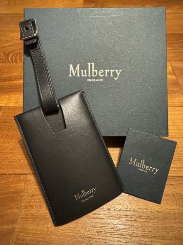 Mulberry luggage tag black - mulberry,