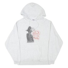 JERZEES Mens Grey Hoodie M