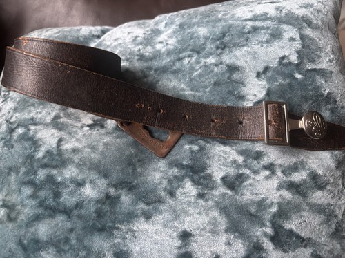 Vintage leather scout belt - vintage,