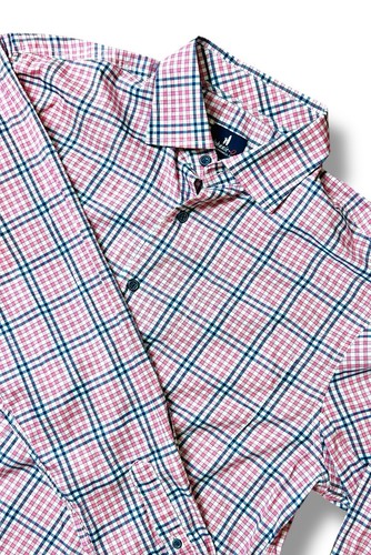Johnnie shirt men m pink - o,