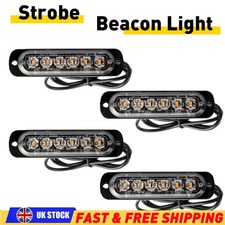 4x 6 LED Truck Recovery Strobe