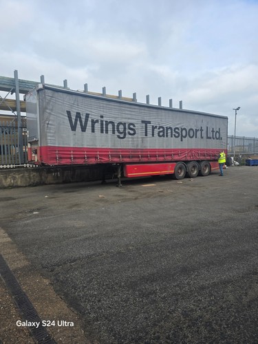 Artic curtainside trailer - curtainside,