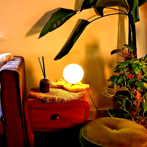 Glow lamp cotton wrap - cotton,