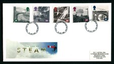 1994 Steam Trains FDC. Leamington Spa First Day Cover. SG 1795-1799