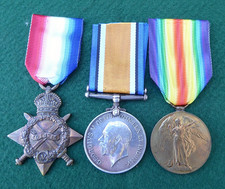 WW1 1914/15 STAR MEDAL TRIO