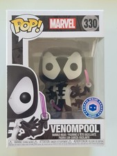 #330 Venompool (Back in Black) - Marvel - Exclusive - Funko POP - Inc Protector