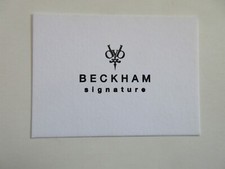 David BECKHAM SIGNATURE sample