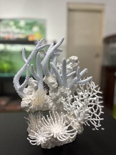 Aqua One Large White Coral Ornament 35cm Aquarium Fish Tank Decoration Reef Rock