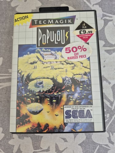 Populous sega master system - populous,