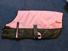 Extra Large Dog Coat in Pink/Black - New W/O Tags