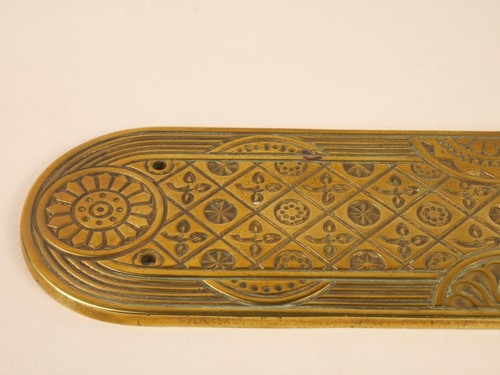 Finger plate brass - finger, plate,