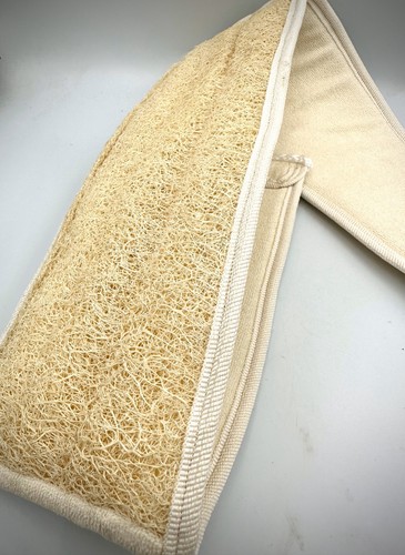 Natural loofah strap sponge - natural,