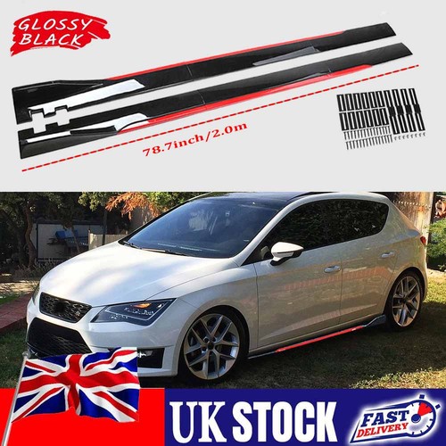 Gloss side look skirts - gloss,