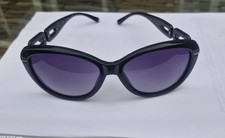 Authentic Guess Sunglasses GU 7273 BL-35 Black Frames with Guess Link Logo 