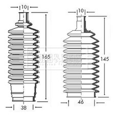 Borg & Beck Steering Bellow