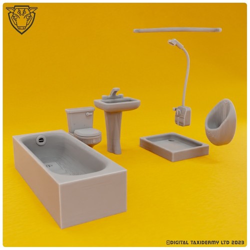 Bathroom furniture toilet sink