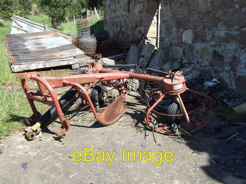 Photo 6x4 hay - hay, tedder