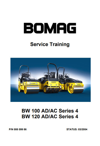 Bomag bw100 bw120 ad ac - bw120, ad-ac