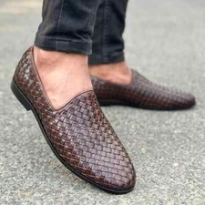 Weeding Mens Handmade Brown
