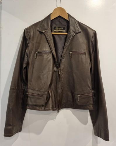 Heeli brown leather - heeli, jacket