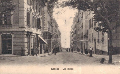Genoa via rivoli - wine, f