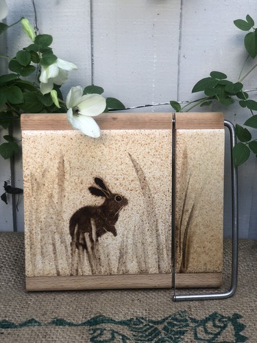 Vintage tiled ceramic cheese - tiled,
