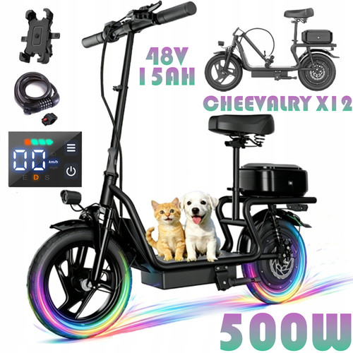 Electric scooter 48v 15ah - electric, 14''