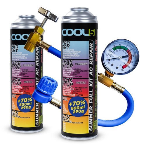 Cool5 r12 r134a - 5-in-1, aircon