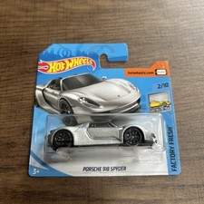 2018 Hot Wheels Porsche 918 Spyder Factory Fresh 184/365 #2/10 Short Card