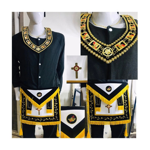 Hand embroidered masonic - embroidered,