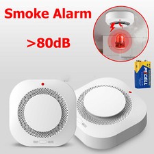 2 Pcs Smoke Alarm Detector