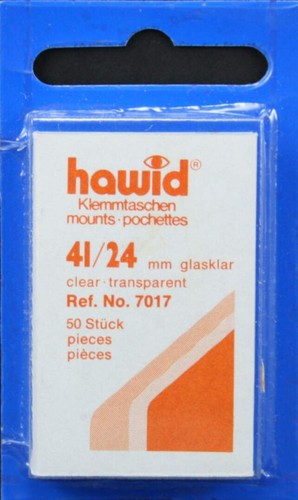 Hawid stamp mounts - mounts, 41x24mm