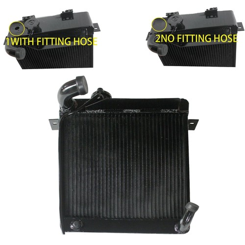 Black 56mm aluminum radiator - 56mm,