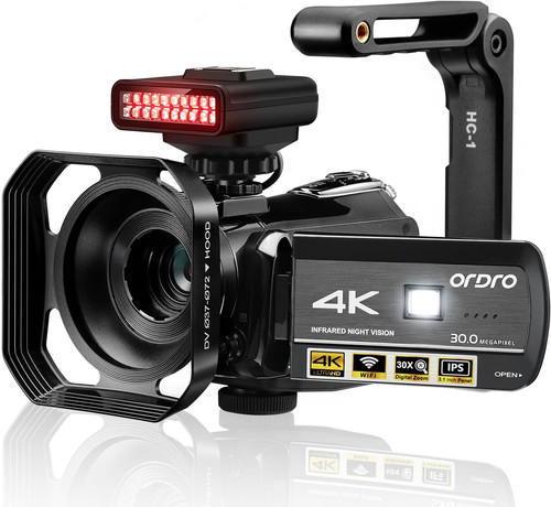 Ordro ac3 camcorder ghost - ordro, 4k