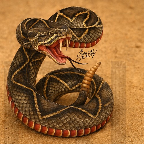 Sailor jerry ratttlesnake - jerry's,