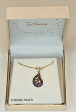 Disney The Little Mermaid Gold Plated Silver Cubic Zirconia Pendant. RRP £60